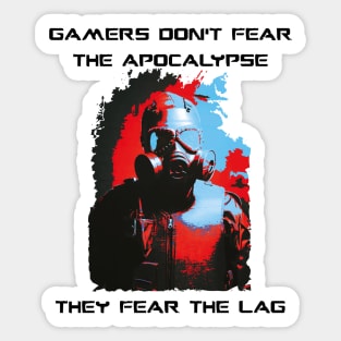 Fasbytes Playstation, Xbox, PC Gamer Fear the Lag Sticker